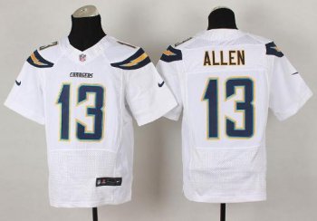 Nike San Diego Chargers 13 Keenan Allen White Elite NFL Jerseys New