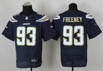 Nike San Diego Chargers 93 Dwight Freeney Dark Blue Elite NFL Jerseys