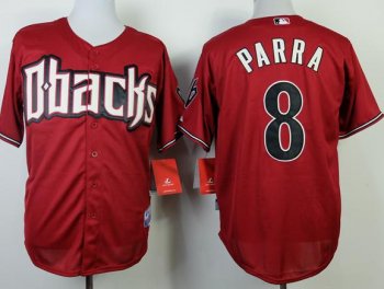 Arizona Diamondbacks 8 Gerardo Parra Red MLB Jerseys