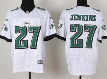 Nike Philadelphia Eagles 27 Malcolm Jenkins White Elite NFL Jerseys