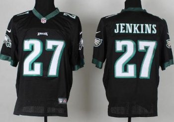 Nike Philadelphia Eagles 27 Malcolm Jenkins Black Elite NFL Jerseys