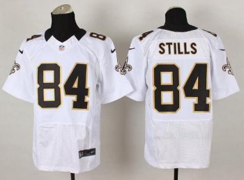 Nike New Orleans Saints 84 Kenny Stills White Elite NFL Jersey