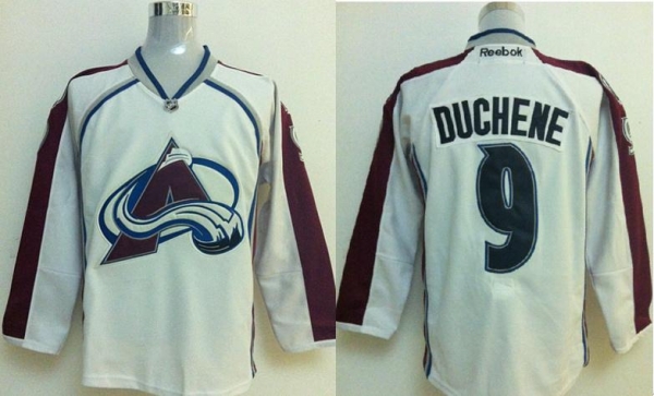 Kids Colorado Avalanche 9 Matt Duchene White NHL Hockey Jerseys