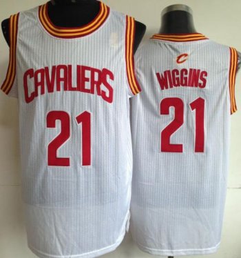 Cleveland Cavaliers 21 Andrew Wiggins White Revolution 30 NBA Jerseys