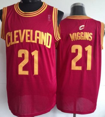 Cleveland Cavaliers 21 Andrew Wiggins Red Revolution 30 NBA Jerseys