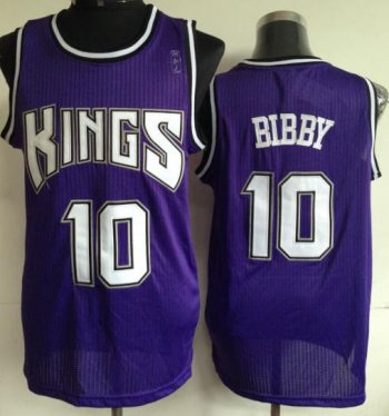 Sacramento Kings 10 Mike Bibby Purple Revolution 30 NBA Jerseys