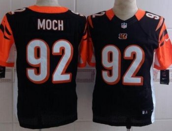 Nike Cincinnati Bengals 92 Dontay Moch Black Elite NFL Jerseys