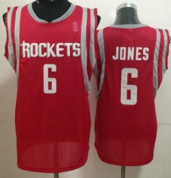 Houston Rockets 6 Terrence Jones Red Revolution 30 NBA Jerseys