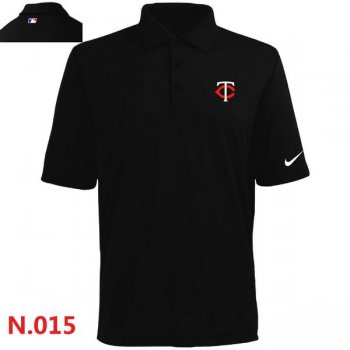 Nike Minnesota Twins 2014 Players Performance Polo -Black