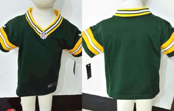 Baby Nike Green Bay Packers Blank Green NFL Jerseys