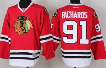 Chicago Blackhawks 91 Brad Rchards Red NHL Jerseys