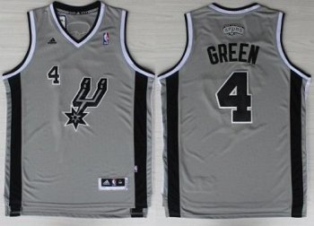 San Antonio Spurs 4 Danny Green Grey Revolution 30 Swingman NBA Jerseys