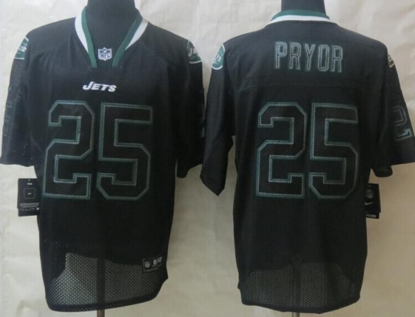 Nike New York Jets 25 Calvin Pryor Lights Out Black Elite NFL Jerseys