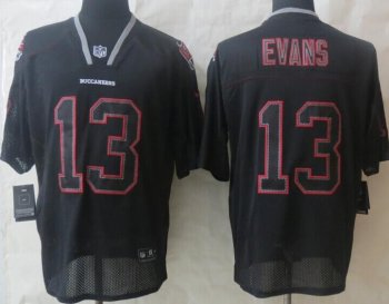 Nike Tampa Bay Buccaneers 13 Mike Evans Lights Out Black Elite NFL Jerseys