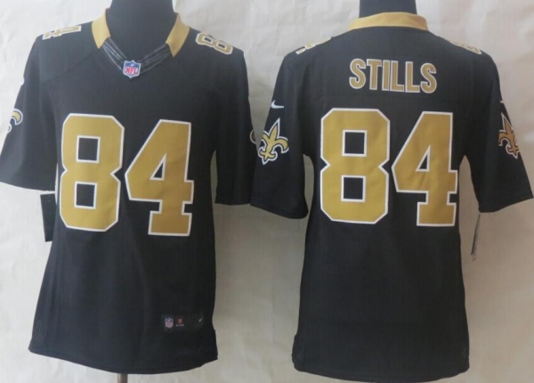 Nike New Orleans Saints 84 Kenny Stills Black Limited NFL Jerseys