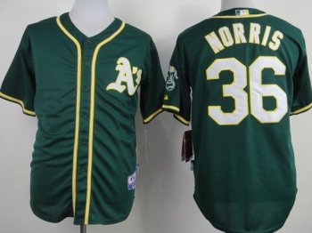 Oakland Athletics 36 Derek Norris Green Cool Base MLB Jerseys