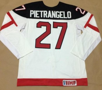 Canada Olympic 100th Anniversary 27 Alex Pietrangelo White Hockey Jerseys