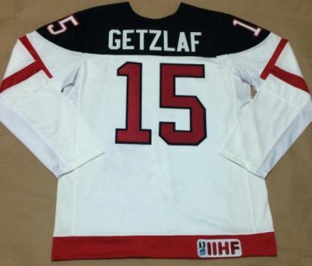 Canada Olympic 100th Anniversary 15 Ryan Getzlaf White Hockey Jerseys