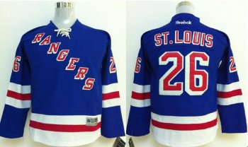 Kids New York Rangers #26 Martin St.Louis Blue NHL Jerseys