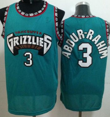 Memphis Grizzlies 3 Shareef Abdur-Rahim Green Revolution 30 NBA Jerseys