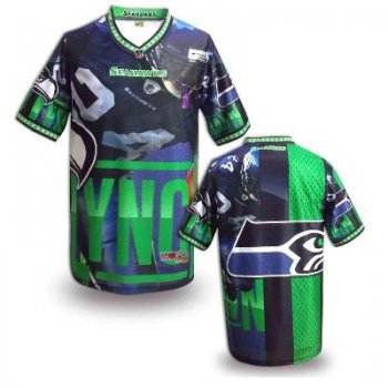 Nike Seattle Seahawks Blank Printing Fashion Game NFL Jerseys (10)