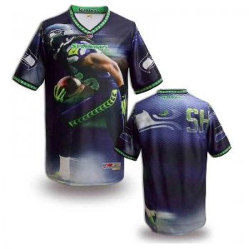 Nike Seattle Seahawks Blank Printing Fashion Game NFL Jerseys (13)