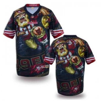 Nike San Francisco 49ers Blank Printing Fashion Game NFL Jerseys (7)