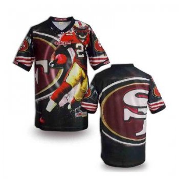 Nike San Francisco 49ers Blank Printing Fashion Game NFL Jerseys (9)