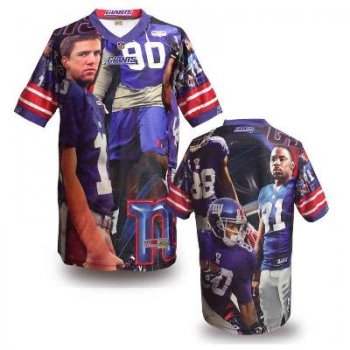 Nike New York Giants Blank Printing Fashion Game NFL Jerseys (7)