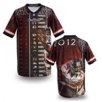 Nike Tampa Bay Buccaneers Blank Printing Fashion Game NFL Jerseys (1)