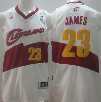 Cleveland Cavaliers 23 LeBron James White Revolution 30 Swingman NBA Jerseys