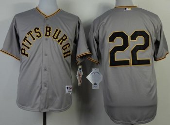 Pittsburgh Pirates 22 Andrew McCutchen 1953 Turn Back The Clock Grey MLB Jersey