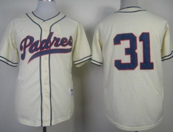 San Diego Padres 31 Dave Winfield 1948 Turn Back The Clock Cream MLB Jerseys