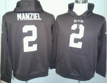 Cleveland Browns 2 Johnny Manziel Brown NFL Hoodie