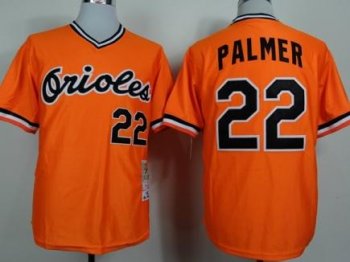 Baltimore Orioles 22 Jim Palmer Orange 1970 Throwback MLB Jerseys