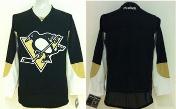 Kids Pittsburgh Penguins Black Blank NHL Jerseys