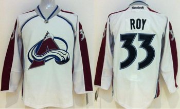 Kids Colorado Avalanche 33 Patrick Roy White NHL Jerseys