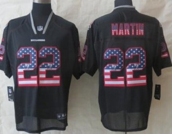 Nike Tampa Bay Buccaneers 22 Doug Martin Black USA Flag Fashion Elite NFL Jerseys