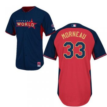 2014 Future Stars World League Minnesota Twins 33 J Morneau Red Blue MLB BP Jerseys