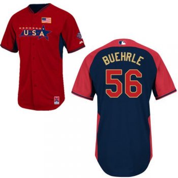 2014 Future Stars USA League Chicago White Sox 56 Mark Buehrle Red Blue MLB BP Jerseys