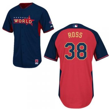 2014 Future Stars World League San Diego Padres 38 Tyson Ross Red Blue MLB BP Jerseys