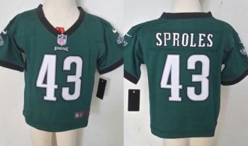 Baby Nike Philadelphia Eagles 43 Darren Sproles Green FL Jerseys