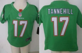 Baby Nike Miami Dolphins 17 Ryan Tannehill Green NFL Jerseys