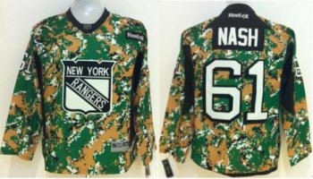 Kids New York Rangers 61 Rick Nash Camo NHL Jerseys