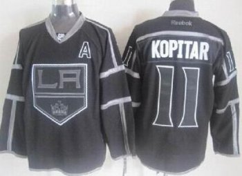 Los Angeles Kings #11 Anze Kopitar Black ICE Fashion NHL Jerseys