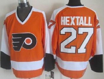 Philadelphia Flyers 27 Ron Hextall Orange NHL Jerseys