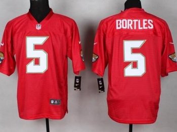 Nike Jacksonville Jaguars #5 Blake Bortles Red QB Practice NFL Jersey