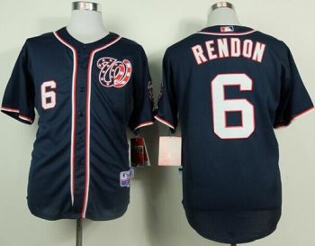 Washington Nationals #6 Anthony Rendon Navy Blue Cool Base Stitched MLB Jersey