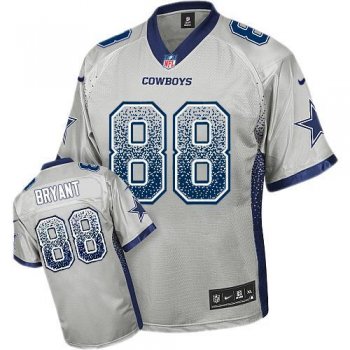 Youth Nike Dallas Cowboys #88 Dez Bryant Grey Stitched Drift Fashion Elite NFL Jersey