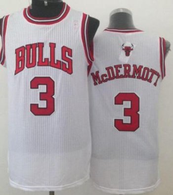 Chicago Bulls 3 Doug McDermott White Revolution 30 NBA Jerseys